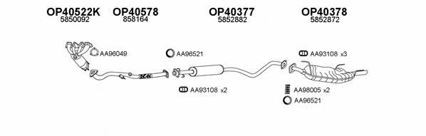  400171 Exhaust system 400171