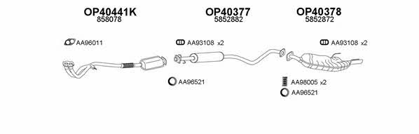  400172 Exhaust system 400172