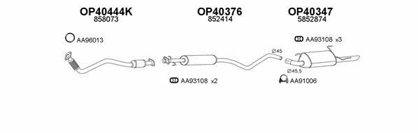  400173 Exhaust system 400173