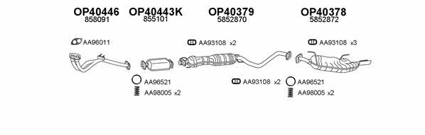  400174 Exhaust system 400174