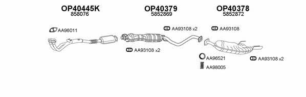  400175 Exhaust system 400175