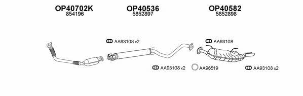  400178 Exhaust system 400178