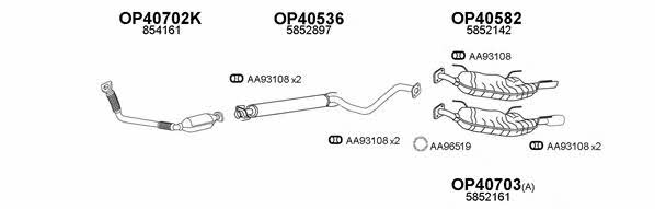  400179 Exhaust system 400179