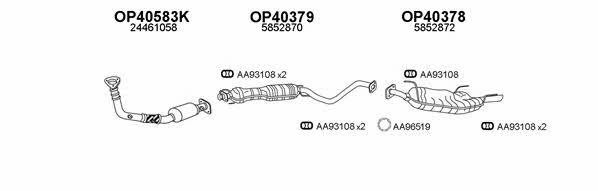  400180 Exhaust system 400180