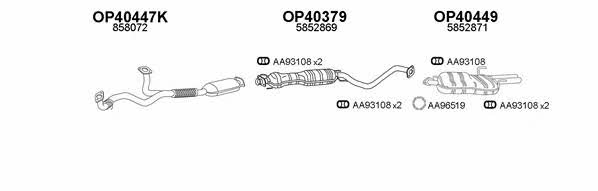  400181 Exhaust system 400181