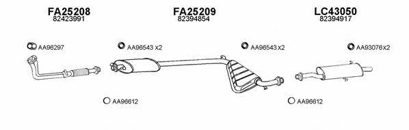  430049 Exhaust system 430049