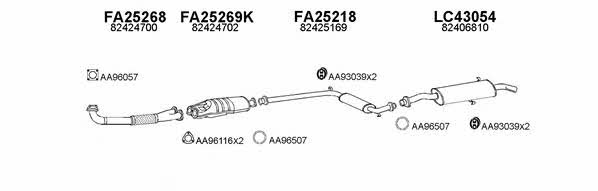  430055 Exhaust system 430055