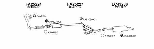 430059 Exhaust system 430059