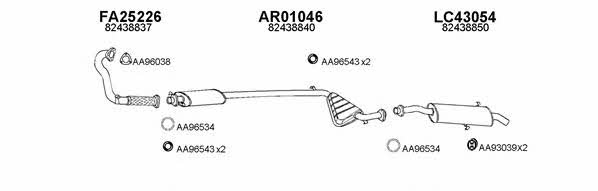  430060 Exhaust system 430060