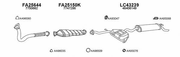  430090 Exhaust system 430090