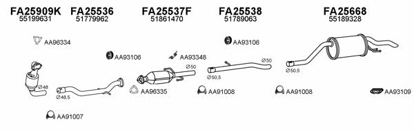  430106 Exhaust system 430106