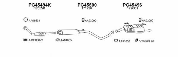 Veneporte 450086 Exhaust system 450086