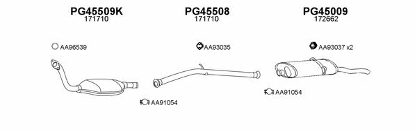  450102 Exhaust system 450102