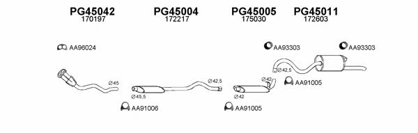 Veneporte 450144 Exhaust system 450144