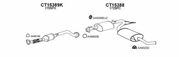  450165 Exhaust system 450165
