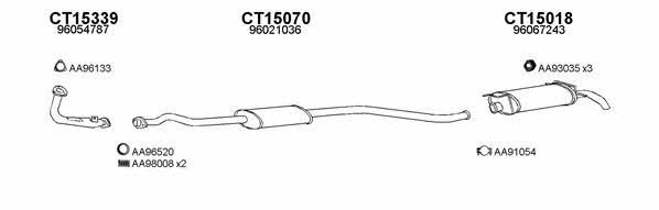  150178 Exhaust system 150178