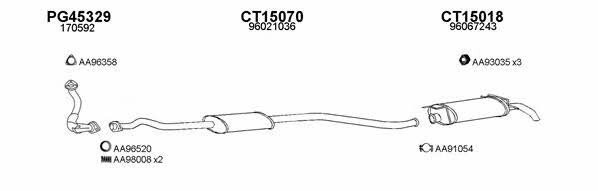  150179 Exhaust system 150179