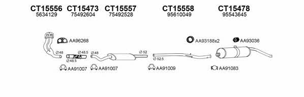  150247 Exhaust system 150247