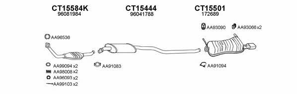  150270 Exhaust system 150270