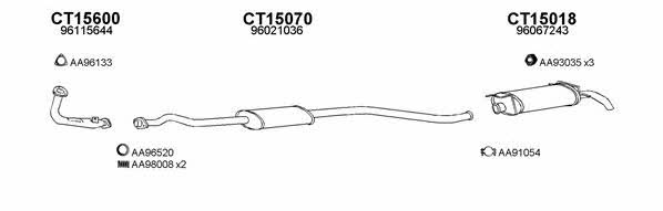  150286 Exhaust system 150286