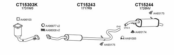 Veneporte 150297 Exhaust system 150297