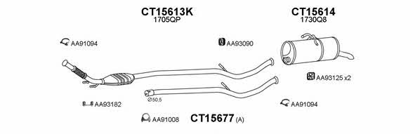  150305 Exhaust system 150305