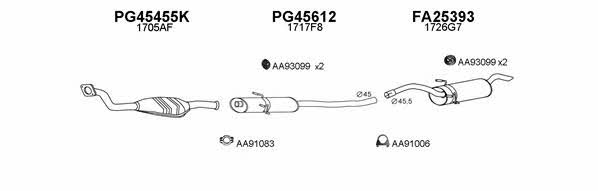  150348 Exhaust system 150348