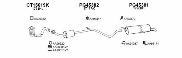  150349 Exhaust system 150349