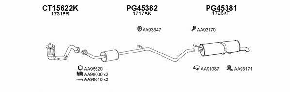 Veneporte 150354 Exhaust system 150354