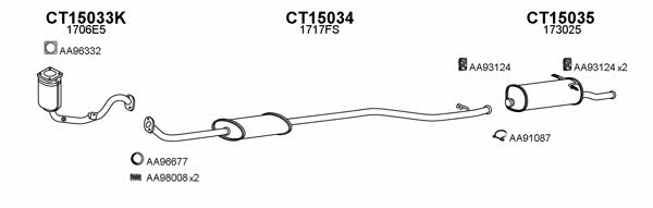  150387 Exhaust system 150387