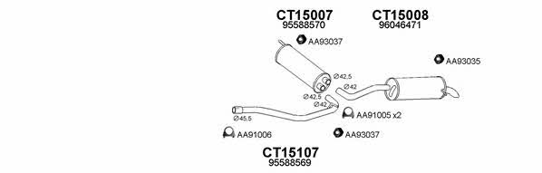  150399 Exhaust system 150399