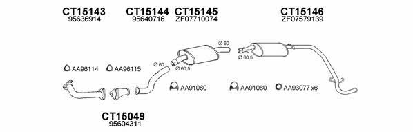 Veneporte 150404 Exhaust system 150404