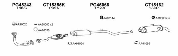  150472 Exhaust system 150472