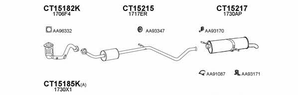  150481 Exhaust system 150481