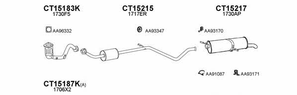 150482 Exhaust system 150482