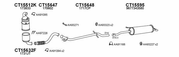  150493 Exhaust system 150493