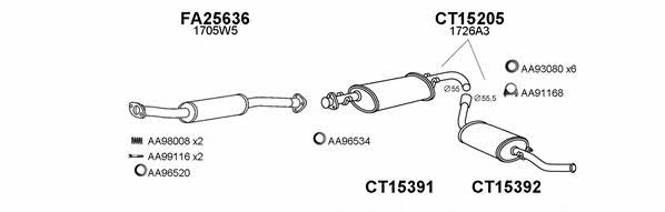  150501 Exhaust system 150501