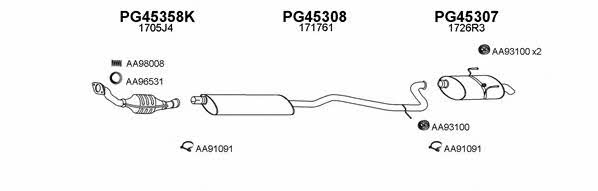 Veneporte 450229 Exhaust system 450229