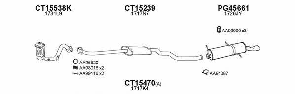 Veneporte 450269 Exhaust system 450269