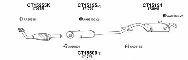 Veneporte 450299 Exhaust system 450299