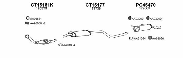 Veneporte 450392 Exhaust system 450392