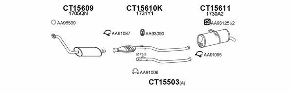 Veneporte 450508 Exhaust system 450508