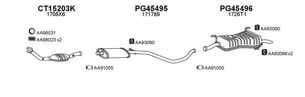 Veneporte 450510 Exhaust system 450510