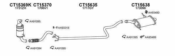  150540 Exhaust system 150540