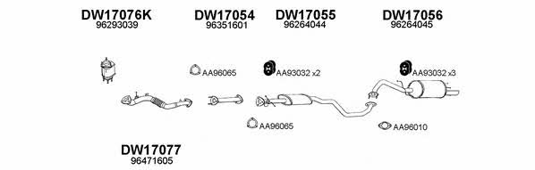  170020 Exhaust system 170020