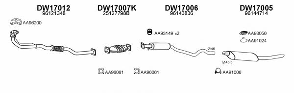  170033 Exhaust system 170033