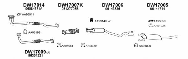  170034 Exhaust system 170034