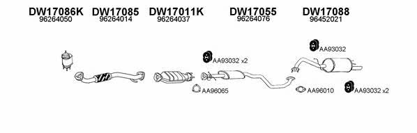  170037 Exhaust system 170037