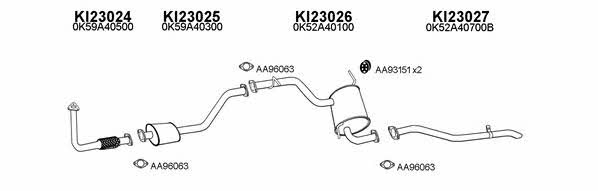  230006 Exhaust system 230006