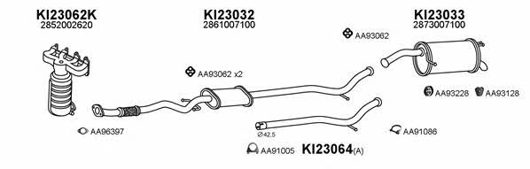  230009 Exhaust system 230009